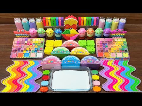 ASMR Slime Mixing – Rainbow Blind Box Surprises Inside! #46