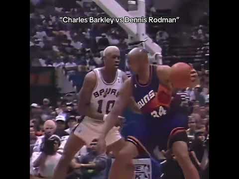 When Charles Barkley meets Dennis Rodman#charlesbarkley #dennisrodman #nba #basketball