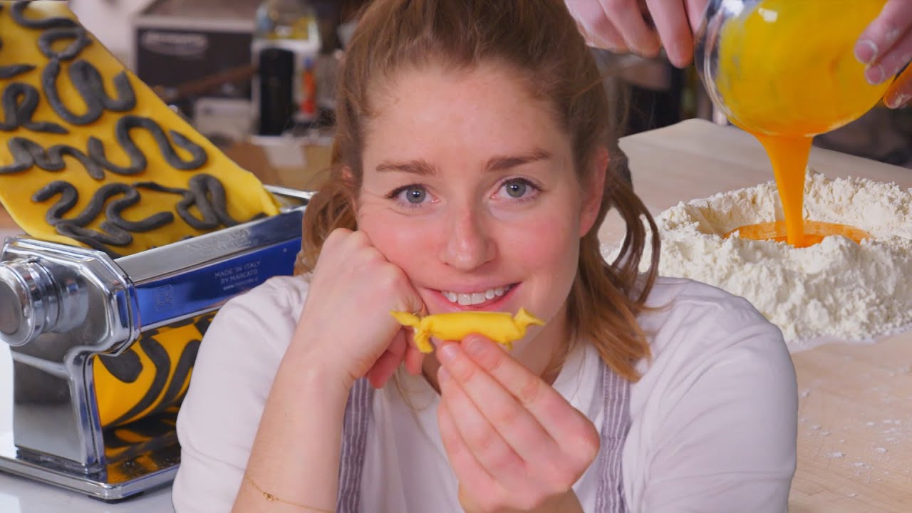 Pro Chef Tries to Invent New Pasta Shapes Bon Apptit