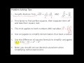 Simplifying Radicals and Expressions