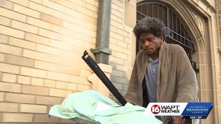 YouTube video thumbnail: Heat Taking Toll on Unhoused in Jackson