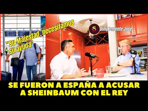 Alito Moreno y Alazraki se van a España a acusar a Sheinbaum con el Rey