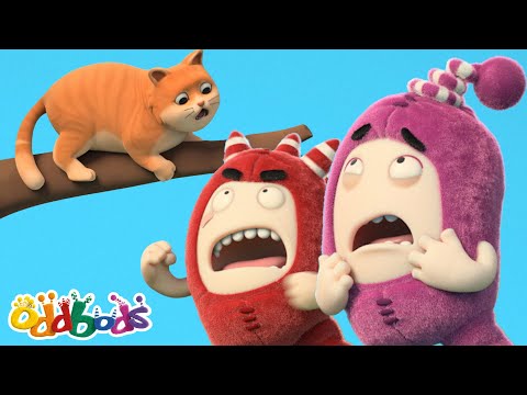 Resgate o gato! 🐈 | MEIA HORA DE ODDBODS | Desenhos Animados Engraçados em Português