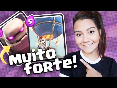 O NOVO DECK DE GOLEM MAIS APELÃO DO CLASH ROYALE!