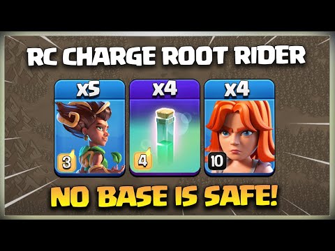 RC CHARGE Recall + Root Riders Are UNSTOPPABLE! New Th16 Root Rider Attack🔥TH16 Attack Strategy coc