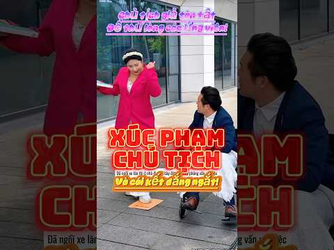 Chủ tịch giả ngồi xe lăn để thử lòng các ứng viên đến xin việc#shorts