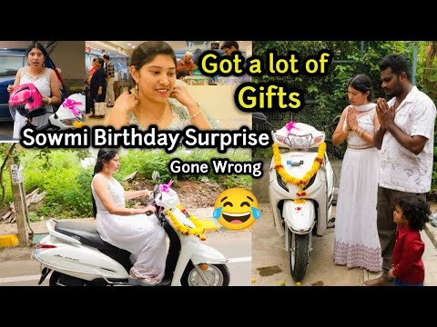 🥰🥳இந்த Birthday க்கு எனக்கு நிறைய Gifts கிடைச்சிருக்கு 😂 Surprise Gone Wrong 😣Couple Vlog