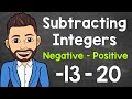 Subtracting Positive Integers from Negative Integers