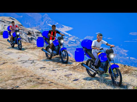 SUBINDO O MONTE CHILID DE MOTOS COM MEUS AMIGOS no GTA 5 MODS