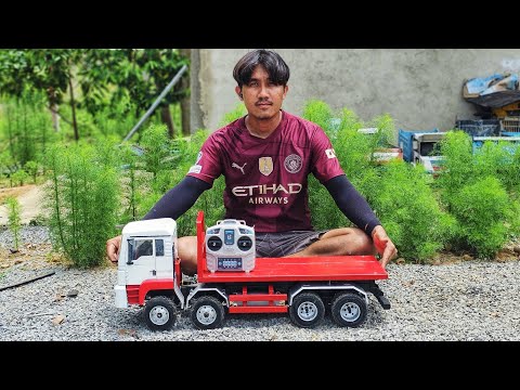 Full Video Homemade Car truck MAN 8×4 RC Remote control from Steel​and PVC