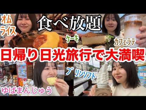 【チームエミリンチャンネル旅行】日光で食べ歩きまくるの楽しすぎるwithティー君&幽霊ネキ