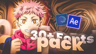 「Fonts Pack💫」30+ Fonts For Thumbnails And Edits「ANDROID/PC」