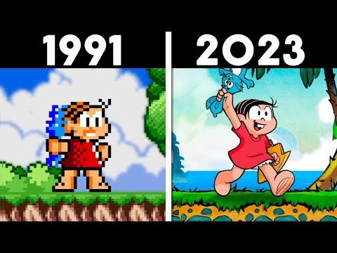 EVOLUÇÃO da TURMA da MÔNICA nos GAMES