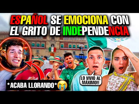 ESPAÑOL VIVE el GRITO de INDEPENDENCIA y **SE EMOCIONA MUCHO**😭🇲🇽 MIS SOBRINOS REACCIONAN 🇪🇸