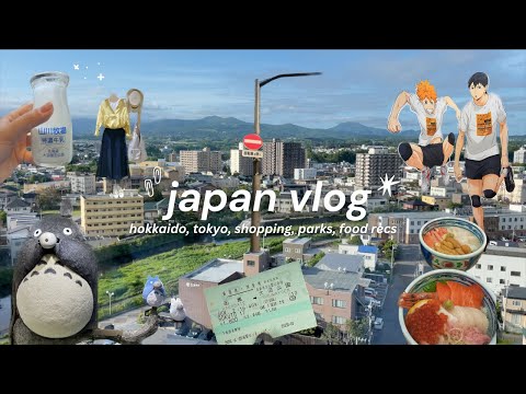 japan vlog: shopping in tokyo, exploring hokkaido in summer (2024)