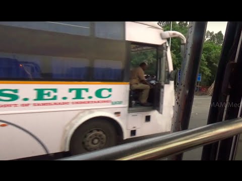 OMG Driver Door | Same SETC bus overtake in REPEAT mode 3 times in various districts #setc #bus