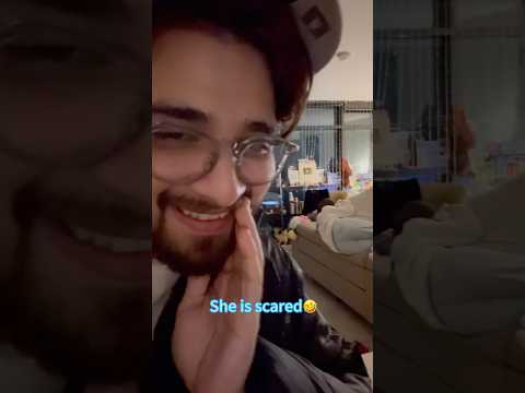 She got so scared ๐๐คฃ #shorts #couple #prank