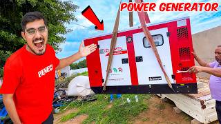 Finally Electricity Ki Problem Khatam🔥| हमारा नया जनरेटर आ गया | Let's Turn It On