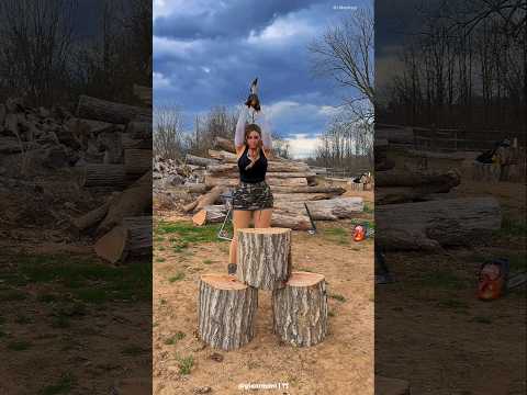 The Most Powerful Axe 🪓 | SHOTGUN AXE #shorts