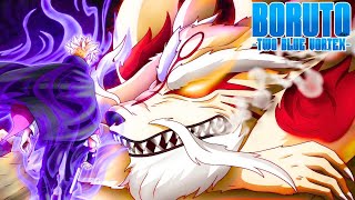 BORUTO DEVOILE LA PUISSANCE DE KURAMA ET D'HIMAWARI DANS TWO BLUE VORTEX EPISODE 24 !