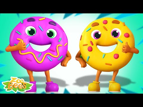 Canción De Color Donut Para Aprender Y Disfrutar El Rimas Infantiles