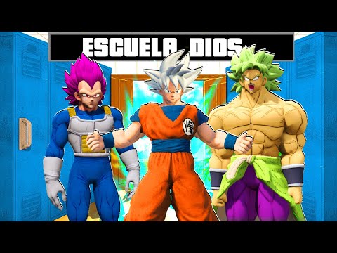 ENTRO EN LA ESCUELA DIOS SAIYAN DE DRAGON BALL SUPER EN GTA 5 !! (Increible)