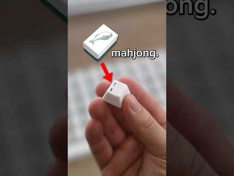 Ceramic keycaps are satisfying