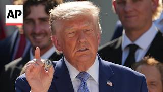 YouTube video thumbnail: Trump Welcomes Dodgers to White House, Calls Team 'one of the Great Brands'