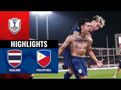 HIGHLIGHTS : Thailand 3-1 Philippines | ASEAN Championship 2024 | 30.12.24