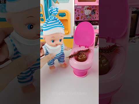 Satisfying with Unboxing & Review Miniature toilet Set Toys Video | ASMR Videos no music