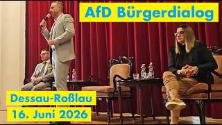 AfD Bürgerdialog mit Ulrich Siegmund in Dessau Roßlau am 16 Juni 2026 #AfD #Vision2026