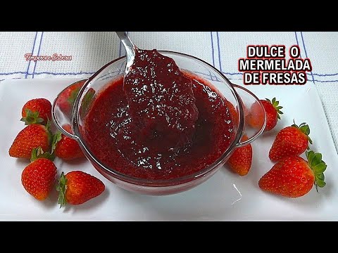 DULCE O MERMELADA DE FRESAS con solo 3 ingredientes y muy fácil de hacer