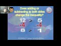 Solving One-Step Inequalities: Adding and Subtracting