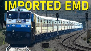 IMPORTED EMD DIESEL powers HUBLI RAMESWARAM Special TRAIN | Indian Railways