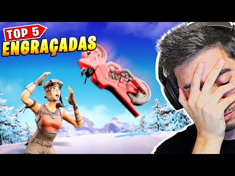 TOP 5 JOGADAS ENGRAÇADAS DO FORTNITE