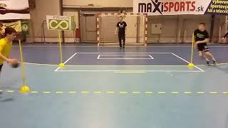 Handball training for player