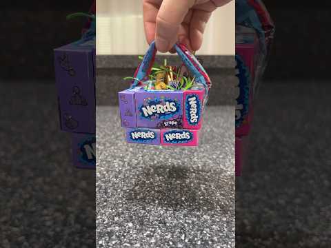Itโs my smallest candy box basket yet! #diycrafts #candy #miniature #mini