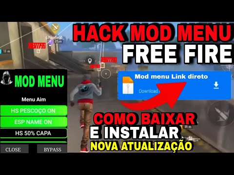 NOVO MOD MENU GRÁTIS FREE FIRE HS 100% AIMBOT MOD MENU INJECTOR NOVA ATUALIZAÇÃO LINK DIRETO ANT BAN