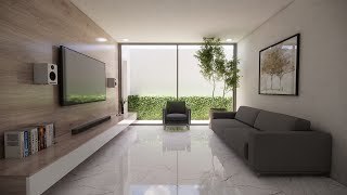 LA MEJOR CASA MINIMALISTA CON 3 DORMITORIOS DE 2 PISOS