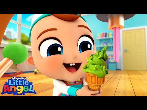 My Ice Cream Machine, Fun in the Mud, Ten in the Bed | Top 3 LittleAngel Kids Songs & Nursery Rhymes