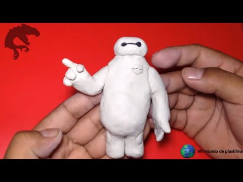 Como hacer a BAYMAX de Plastilina FACIL paso a paso - Mi mundo de Plastilina