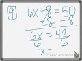 Solving Two-Step Equations