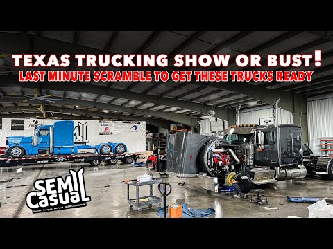 Finishing up a cool Peterbilt 589 for the Texas Trucking Show!