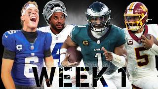 GIANTS ARE BACK! EAGLES OUTLAST COMMANDERS! CONCERNS FOR COWBOYS? WEEK 1 RECAP