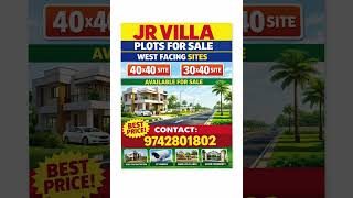 Premium Villa Plot for Sale in Hoskote | Near JR Eastfield & Atmos | Best Price | JR Housing
