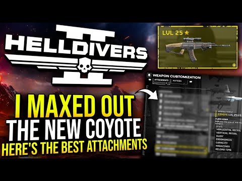 Helldivers 2 - I Max Leveled the new AR-2 Coyote, Here's some Tips
