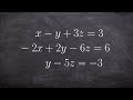 Solving Systems of Equations