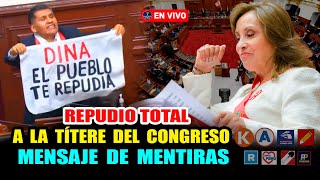 🟥🟦PIERDE LOS PAPELES! Dina Boluarte LLAMA “TRAIDORES” a Congresistas en su Mensaje a la Nación