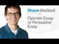 Understanding Opinion Essay Components