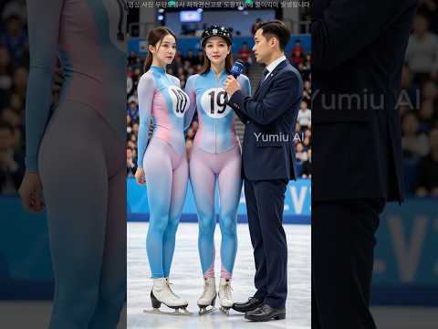 ⛸️ 스케이트 선수, 경기 중 갑자기 춤?! 모두 놀랐다 🤯 #스케이트 #현장반응 #댄스 #short
